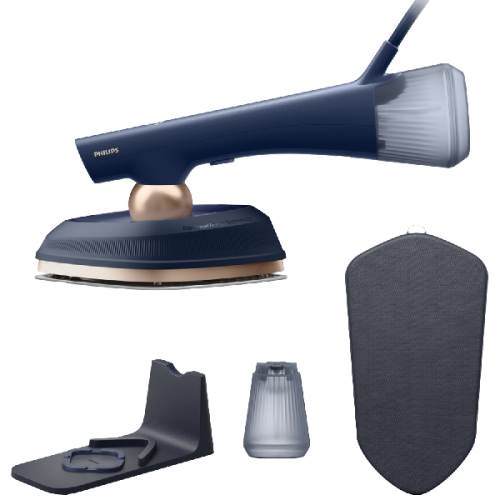PHILIPS OneTurn GC215/20 - Hybride strijkijzer en kledingstomer