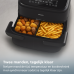 PHILIPS   Airfryer 1000-serie Dual Basket - NA154/00 - Dubbele Mand - Flexible Basket - 7,1 L - Tot 5 Personen - Zwart