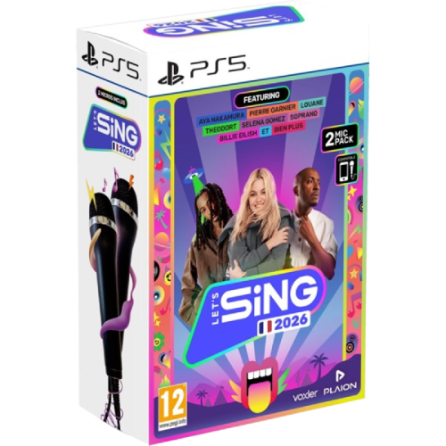 KOCH MEDIA Let's Sing 2026 + 2 Microphones - Version Française - PS5