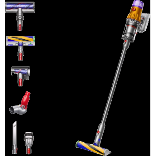 DYSON V12 Detect Slim Absolute (2023) - Steelstofzuiger 2-in-1 - Autonomie 1 h - Nickel