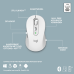 LOGITECH Draadloze toetsenbord en muis MK950 Signature Slim AZERTY Wit (920-012595)