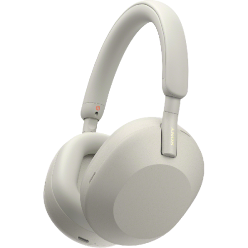 SONY WH1000XM5S.CE7 Over-ear Draadloze hoofdtelefoon Met Noise-cancelling Zilver