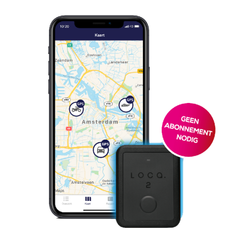 LOCA 2 GPS Tracker Zonder abonnement 3 jaar batterijduur Zwart