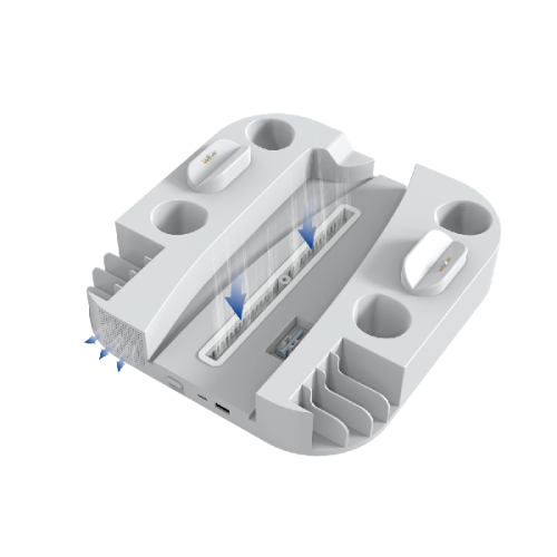 QWARE Cooling station met oplader PlayStation 5 Wit (QW PS5-5007DL)