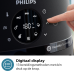 PHILIPS   Airfryer 3000-serie - NA231/00 - Kijkvenster - RapidAir Plus - 6,2 L - Tot 5 Personen - Zwart - Heteluchtfriteuse - Zwart