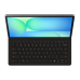 SAMSUNG Galaxy Tab S10 FE+ Book Cover Keyboard Slim AZERTY - Toetsenbord en beschermhoes - Zwart