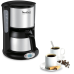 MOULINEX Subito Therm Timer (FT362811/7211003648) - Koffiezetapparaat met Inox - 900 ml - Zwart