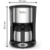 MOULINEX Subito Therm Timer (FT362811/7211003648) - Koffiezetapparaat met Inox - 900 ml - Zwart