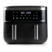DOMO DO537FR DELIFRYER DOUBLE FRY ZONE - Airfryer - Zwart - 1,2 kg - 2850 W