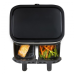 DOMO DO537FR DELIFRYER DOUBLE FRY ZONE - Airfryer - Zwart - 1,2 kg - 2850 W