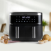 DOMO DO537FR DELIFRYER DOUBLE FRY ZONE - Airfryer - Zwart - 1,2 kg - 2850 W