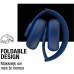 FRESH N REBEL Clam Ace 3HP4300TB Over-ear Draadloze hoofdtelefoon Met Noise-cancelling Blauw