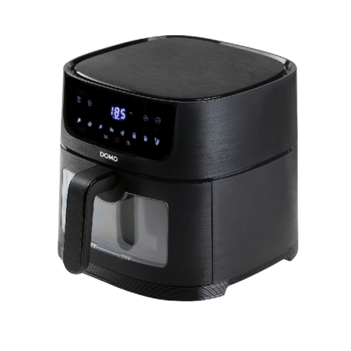 DOMO DO1126FR DELIFRYER WINDOW - Hetelucht friteuse - Zwart - 1,5 kg - 1500 W