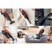 BOSCH Unlimited 10 pro animal - Steelstofzuiger 3 in 1 - Autonomie 80 min - Rood