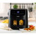 DOMO DO1126FR DELIFRYER WINDOW - Hetelucht friteuse - Zwart - 1,5 kg - 1500 W