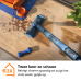 PHILIPS OneUp XV5113/01 - Vloerreiniger - Schoon water tank: 281 ml / Vuil watertank: 178 ml - Blauw