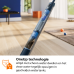 PHILIPS OneUp XV5113/01 - Vloerreiniger - Schoon water tank: 281 ml / Vuil watertank: 178 ml - Blauw
