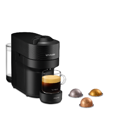 MAGIMIX Nespresso Vertuo Pop Zwart 11729NL - Grote kopmaten - Centrifusion - Capsulemachine - Zwart