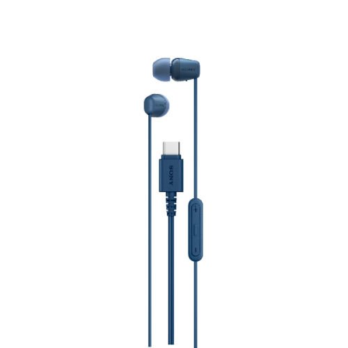 SONY IER-EX15C USB-C In-ear Bedrade oordopjes Blauw