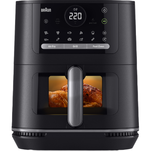 BRAUN HOUSEHOLD HF5073 - MULTIFRY 5 - Airfryer - Zwart - 6 l - 2000 W