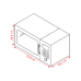 SAMSUNG MC35R8058CG/EN - Magnetron - 900 W - Inhoud 35 l