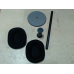 LOGITECH met stand PRO X 991-000358 Over-ear Bedrade hoofdtelefoon Met Noise-cancelling Zwart