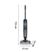 ROWENTA X-Clean 2 GZ2251WO Wet & Dry - Steelstofzuiger - 730 ml - Zwart