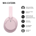 SONY WH-CH720N Over-ear Draadloze hoofdtelefoon Met Noise-cancelling Roze
