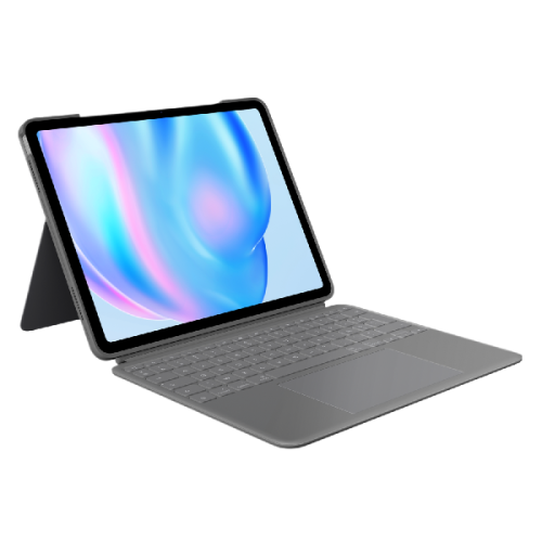 LOGITECH Combo Touch iPad Air 13-inch (M2, M3 & M4) Grijs AZERTY (920-012613)