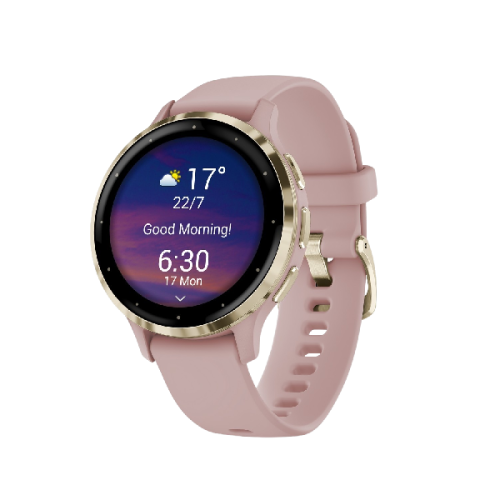 GARMIN Smartwatch Venu 3S Dust Rose Soft Gold (010-02785-03) Smartwatch