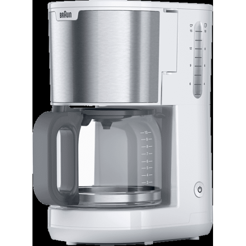 BRAUN HOUSEHOLD Pure Shine (KF1500WH) - Koffiezetapparaat - Wit