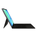 SAMSUNG Galaxy Tab S10 FE+ Book Cover Keyboard AZERTY - Toetsenbord en beschermhoes - Zwart