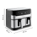 MOULINEX EZ905D20 DUAL EASY FRY&GRILL - Airfryer - Inox - 2,2 kg - 2450 W