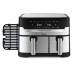 MOULINEX EZ905D20 DUAL EASY FRY&GRILL - Airfryer - Inox - 2,2 kg - 2450 W