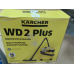 KARCHER WD 2 PLUS V-12/4/18 - Stofzuiger met zak - Met Zakloze technologie - Geel