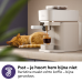 PHILIPS Baristina - BAR300/00 - Semi-Automatische Espressomachine - Pistonmachine - Koffiemachine met Bonen - Wit - Semi automatische espressomachine - Wit