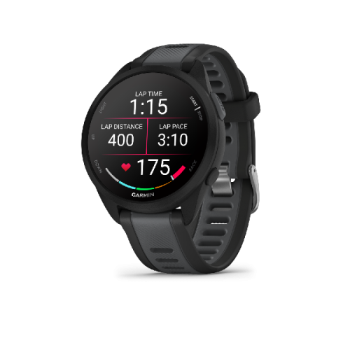 GARMIN Smartwatch Forerunner 165 Music Slate Grey (010-02863-30) Smartwatch