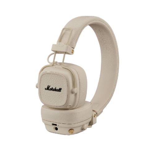MARSHALL Major V 401111 Crème Wit 228158 On-ear Draadloze hoofdtelefoon Met Noise-cancelling Wit