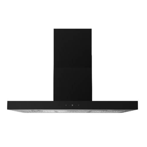 EVERGLADES EVCH9840B - Afzuigkap (Muur bevestigde kap) - breedte 90 cm - 510 m³/h - 67 dB(A)
