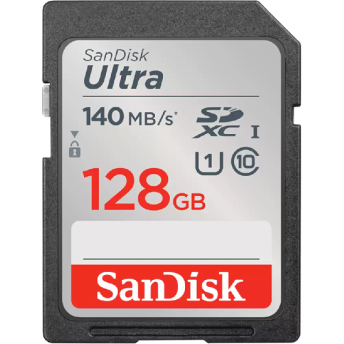 SANDISK Geheugenkaart SDXC Ultra 128 GB Class 10 UHS-I (SDSDUNB-128G-GN6IN)