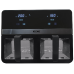 KOENIC KAF 924224 B DOUBLE AIR FRYER - Airfryer - Zwart - 4,75 l - 2400 W - Aantal manden: 2