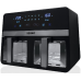 KOENIC KAF 924224 B DOUBLE AIR FRYER - Airfryer - Zwart - 4,75 l - 2400 W - Aantal manden: 2