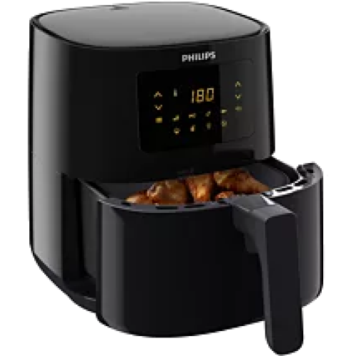 PHILIPS HD9252/90 SPECTRE COM DIGITAL W - Airfryer - Zwart - 800 g - 1400 W