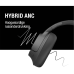FRESH N REBEL Clam Fuse met 3HP3300SG Over-ear Draadloze hoofdtelefoon Met Noise-cancelling Zwart