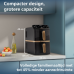 PHILIPS  Airfryer 4000-serie Dual-Stacked - Dubbele Airfryer - NA462/70 - 2 Lades (Sync) - 10 L - Tot 6 Personen - Bespaart 45% Ruimte - Heteluchtfriteuse - Zwart