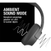 FRESH N REBEL Clam Fuse met 3HP3300SG Over-ear Draadloze hoofdtelefoon Met Noise-cancelling Zwart