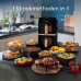 PHILIPS  Airfryer 4000-serie Dual-Stacked - Dubbele Airfryer - NA462/70 - 2 Lades (Sync) - 10 L - Tot 6 Personen - Bespaart 45% Ruimte - Heteluchtfriteuse - Zwart