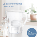 BRITA Marella XL Waterfilterkan 3.6L - Cool White - Incl. 1 Maxtra Pro Waterfilter