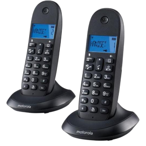 MOTOROLA Draadloze telefoon C1002CB+ DECT Duo - Black