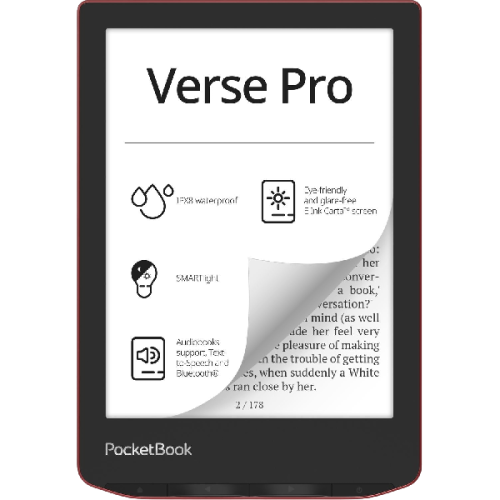 POCKETBOOK PocketBook Verse Pro Passion Red (PB634-3-WW)